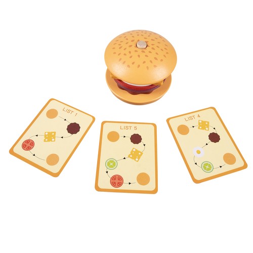 Kruzzel 22673 Detský drevennezaraý hamburger – Obrázok 8