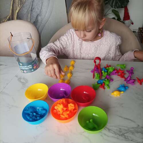 Kruzzel 22496 Dinosaury vzdelávacia sada montessori 48 ks – Obrázok 13