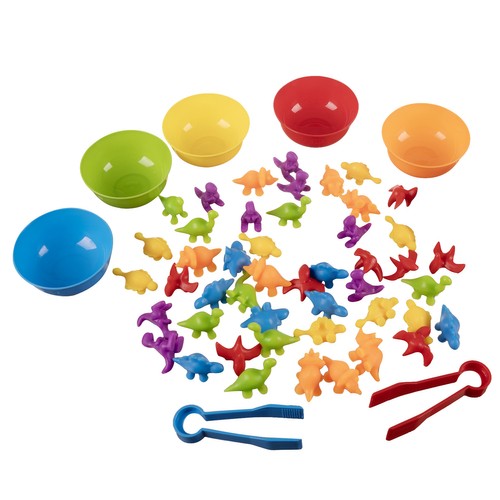 Kruzzel 22496 Dinosaury vzdelávacia sada montessori 48 ks – Obrázok 4