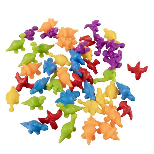 Kruzzel 22496 Dinosaury vzdelávacia sada montessori 48 ks – Obrázok 5