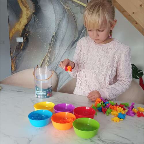 Kruzzel 22496 Dinosaury vzdelávacia sada montessori 48 ks – Obrázok 12