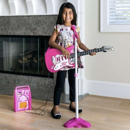Gitara + mikrofón + zosilňovač rose 22407 – Obrázok 7