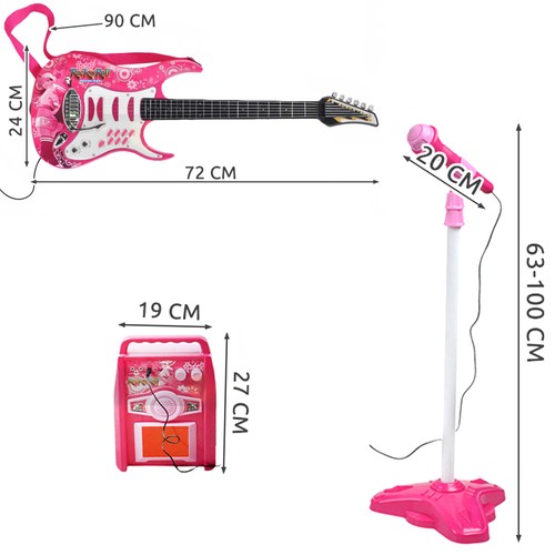 Gitara + mikrofón + zosilňovač rose 22407 – Obrázok 3