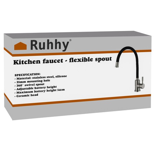 Kuchynská batéria - flexibilný výtok Ruhhy 22821 – Obrázok 15
