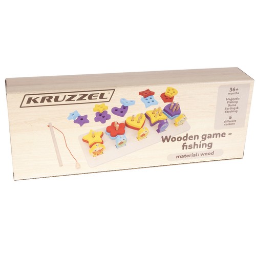 Kruzzel 22565 Drevená vkladačka pre deti – Obrázok 2