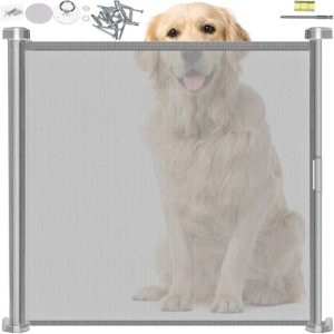 Ruhhy 22940 Zvinovacia bezpečnostná zábrana 154 x 86 cm šedá
