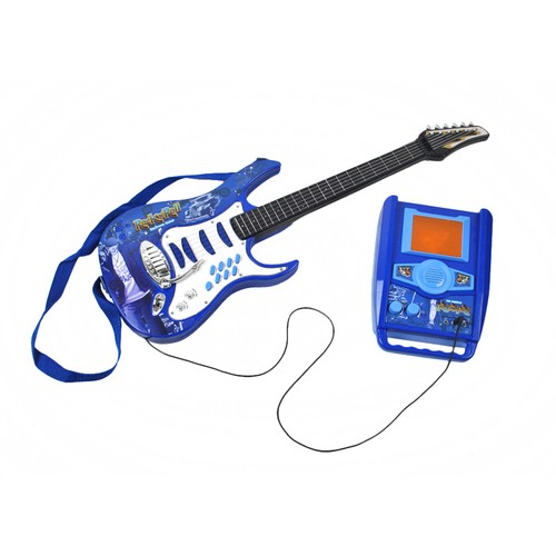 Elektrická gitara+mikrofón+sky zosilňovač 22409 – Obrázok 4