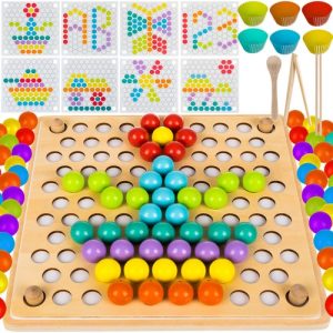 Puzzle z drevených korálikov 22403