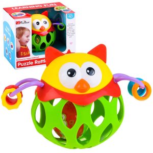 Hrkálková hračka Rattle Teether Sova