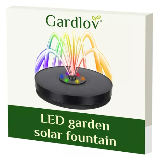 Gardlov 23227 LED solárna záhradná fontána – Obrázok 2