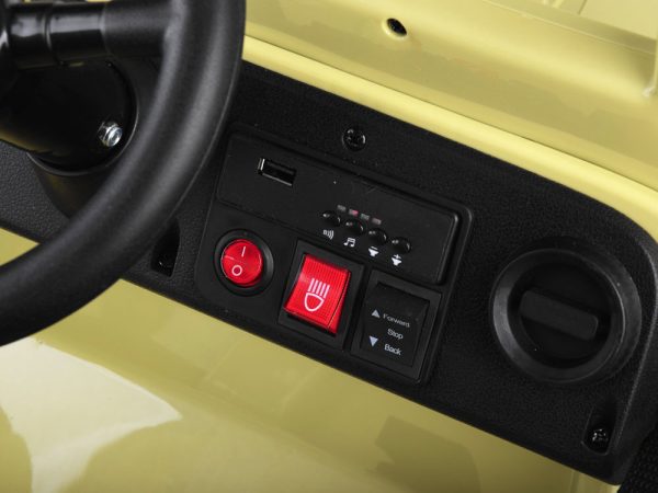 Vojenské auto s batériou Willys + diaľkové ovládanie PA0263 – Obrázok 6