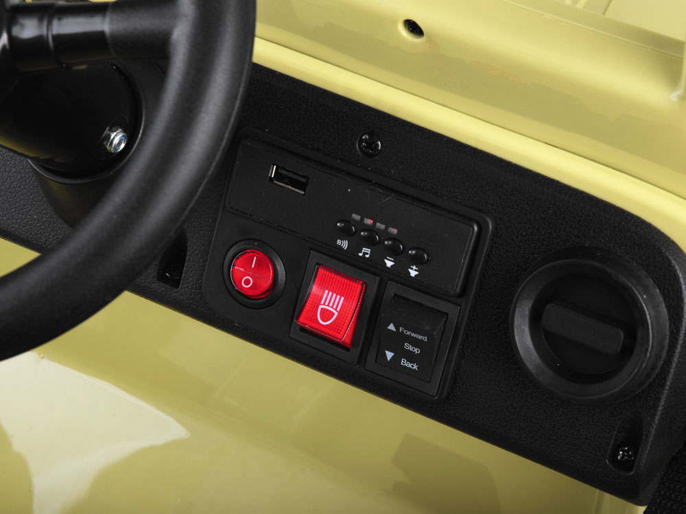 Vojenské auto s batériou Willys + diaľkové ovládanie PA0263 – Obrázok 6