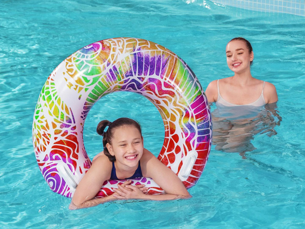 Bestway veľký nafukovací kruh s rúčkami 91cm 36084 – Obrázok 5