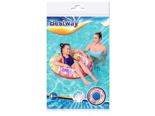 Bestway veľký nafukovací kruh s rúčkami 91cm 36084 – Obrázok 9