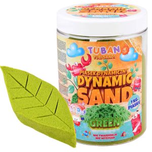 Tuban dynamický piesok 1kg zelený