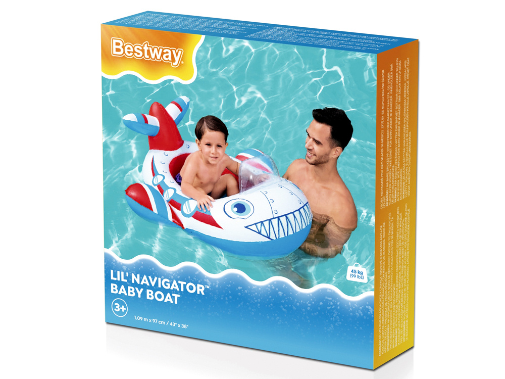 Bestway nafukovacie pontónové lietadlo 109x97cm 34169 – Obrázok 6