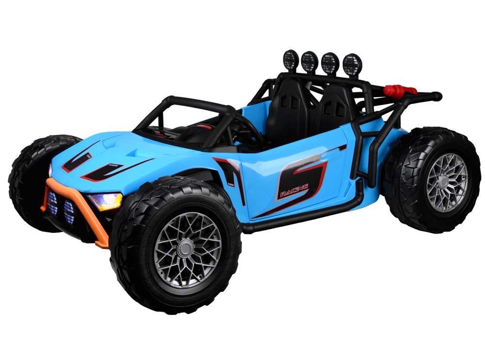 Joko Elektrické autíčko Buggy Racing, Dvojmiestne, 2x24V 200W, nosnosť 50kg, modrá – Obrázok 10