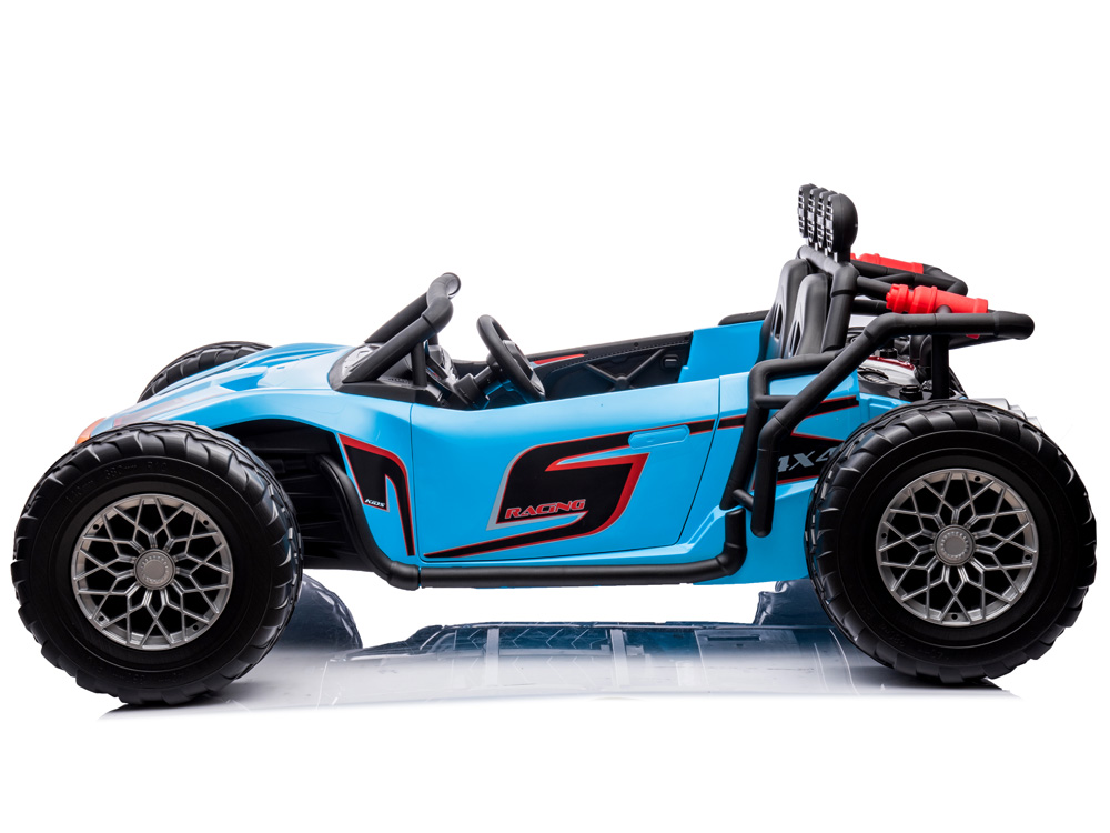 Joko Elektrické autíčko Buggy Racing, Dvojmiestne, 2x24V 200W, nosnosť 50kg, modrá – Obrázok 3