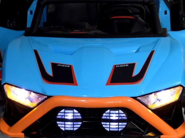 Joko Elektrické autíčko Buggy Racing, Dvojmiestne, 2x24V 200W, nosnosť 50kg, modrá – Obrázok 6