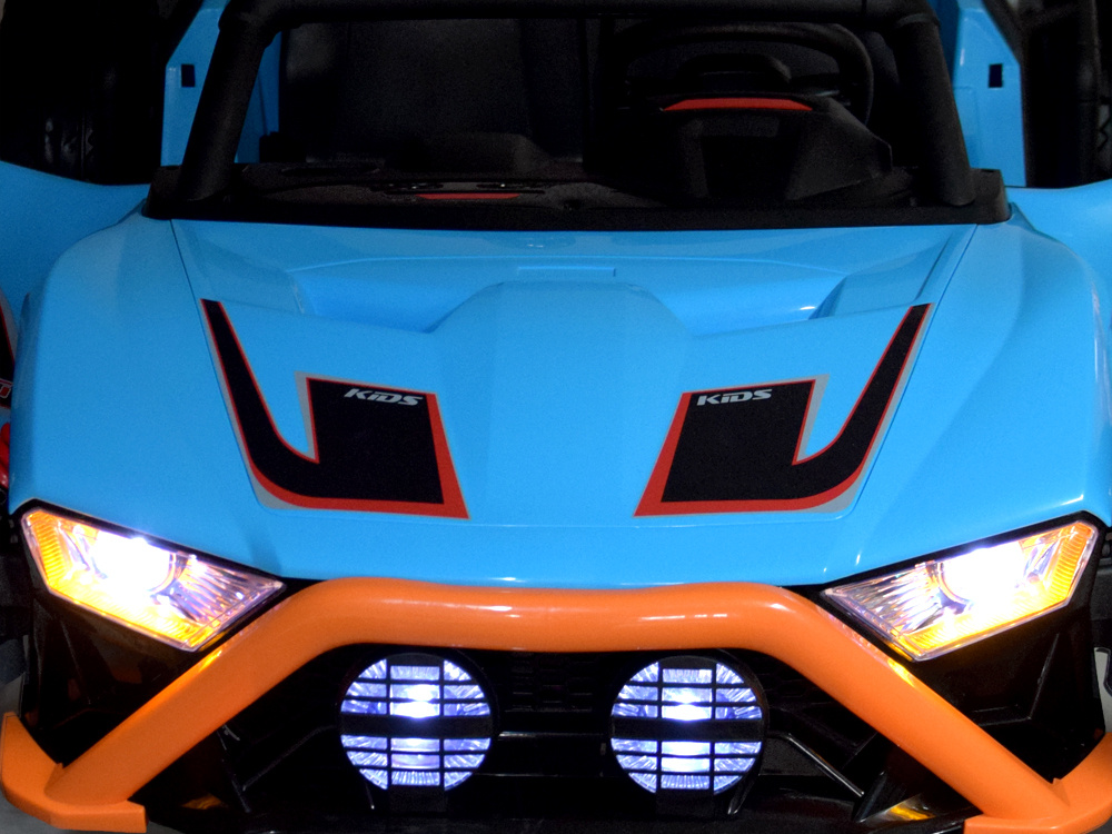 Joko Elektrické autíčko Buggy Racing, Dvojmiestne, 2x24V 200W, nosnosť 50kg, modrá – Obrázok 6