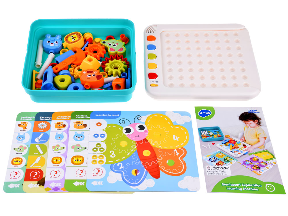 Montessori interaktívny vzdelávací panel na učenie – Obrázok 2