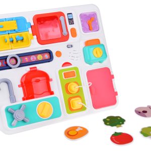 Montessori kuchynská manipulačná doska so svetelnými a zvukovými efektmi
