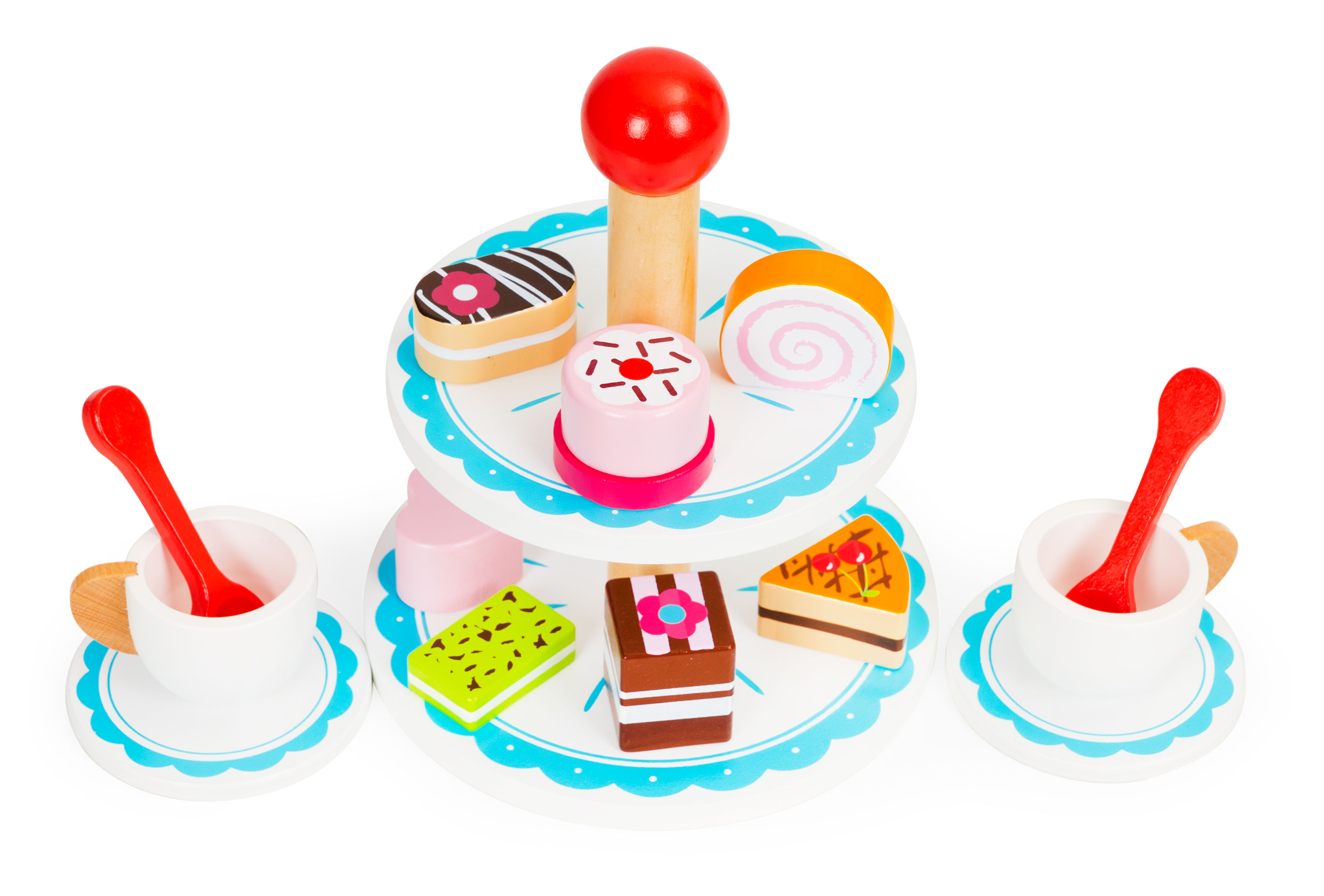 Drevená tortová súprava Ecotoys – Obrázok 2