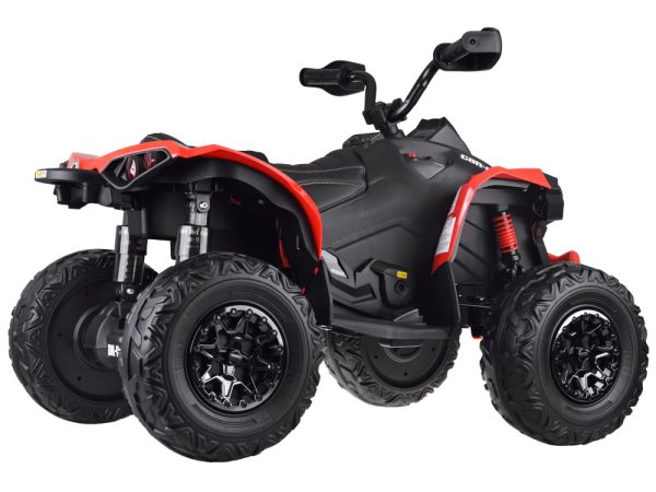 Elektrická štvorkolka QUAD  PA0284 CZ - červená – Obrázok 4