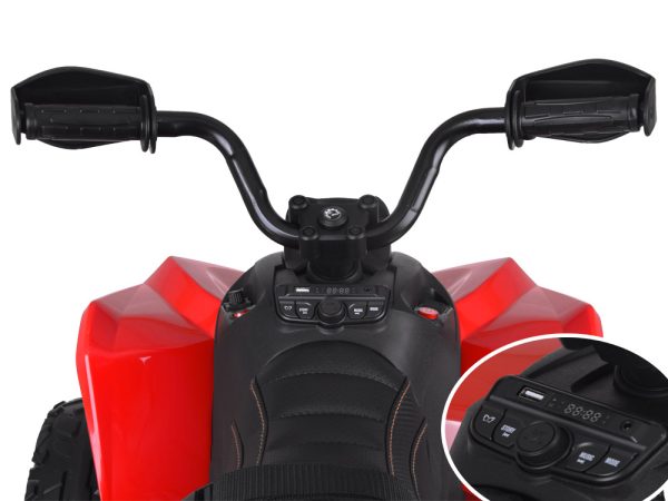 Elektrická štvorkolka QUAD  PA0284 CZ - červená – Obrázok 8