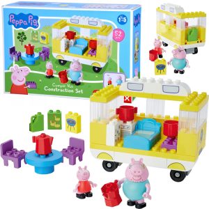 Stavebné kocky Camper Peppa Pig Dad 52-dielny