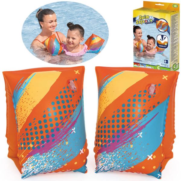 Bestway farebné plavecké rukávy S/M butterflies 32273