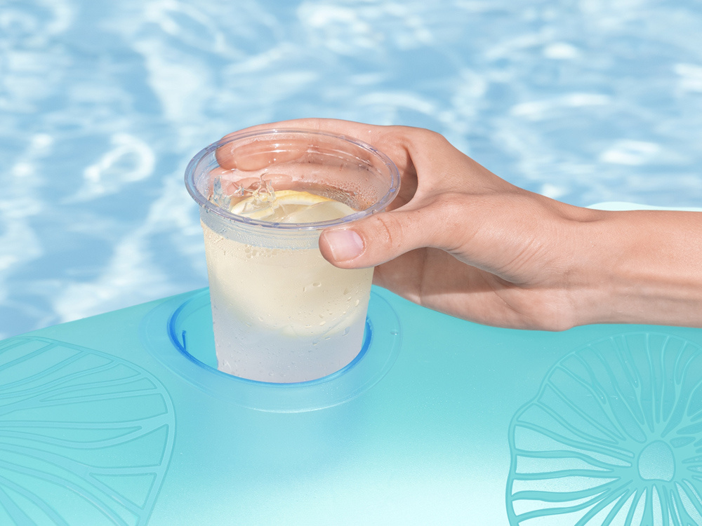 Bestway modrý nafukovací kruh s opierkou koralový útes 107 cm 43730 – Obrázok 5