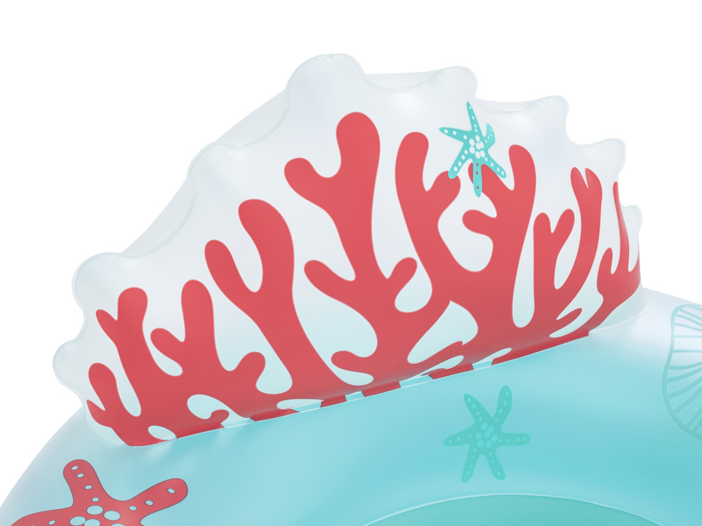 Bestway modrý nafukovací kruh s opierkou koralový útes 107 cm 43730 – Obrázok 7