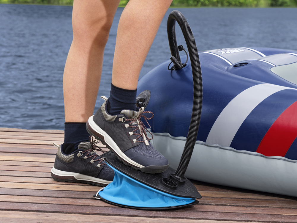 Bestway nožná pumpa na matrac 28 x 19 cm 1,4 l Air Step 1400 62004 – Obrázok 3