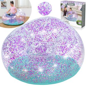 Bestway Glitter Chair nafukovacia lopta Glitter Dream 114 x 112 x 66 cm 75115