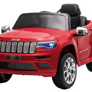 Detské elektrické autíčko Jeep Grand Cherokee lakované červené J-PA0260 MAL CZ