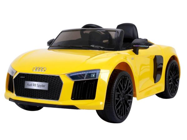Autíčko AUDI R8 Spyder na batérie + diaľkové ovládanie PA0182  žlté
