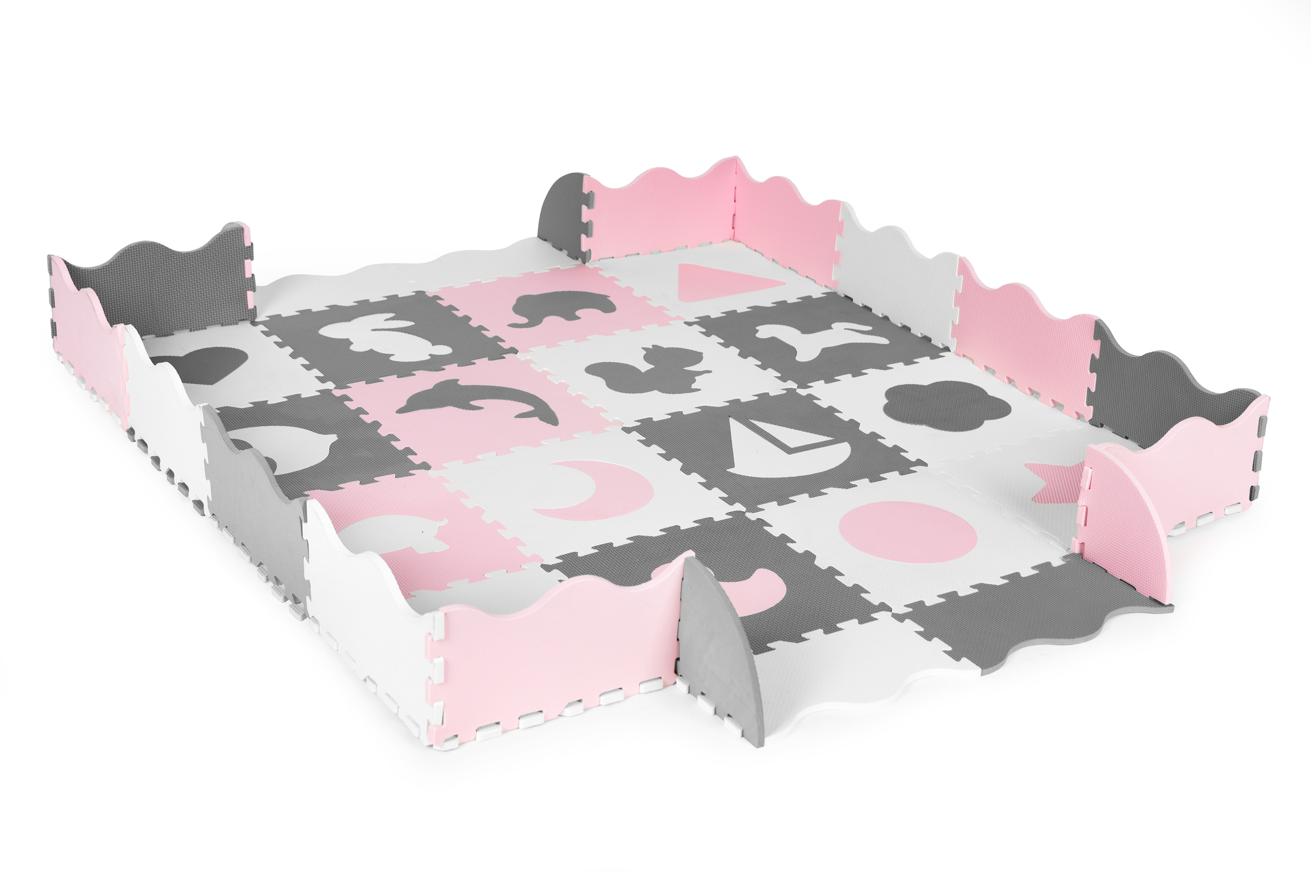 Detská penová hracia puzzle podložka 36ks | zvieratká – Obrázok 4