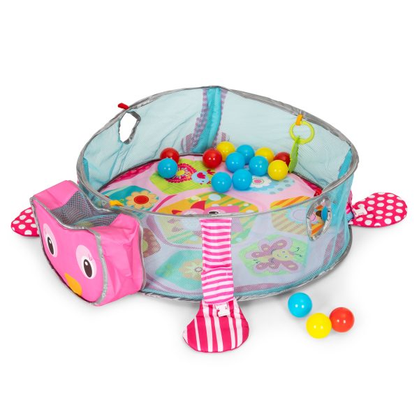 Veľká edukačná podložka 3v1 ohrádka 30 loptičiek 0+ ECOTOYS – Obrázok 4