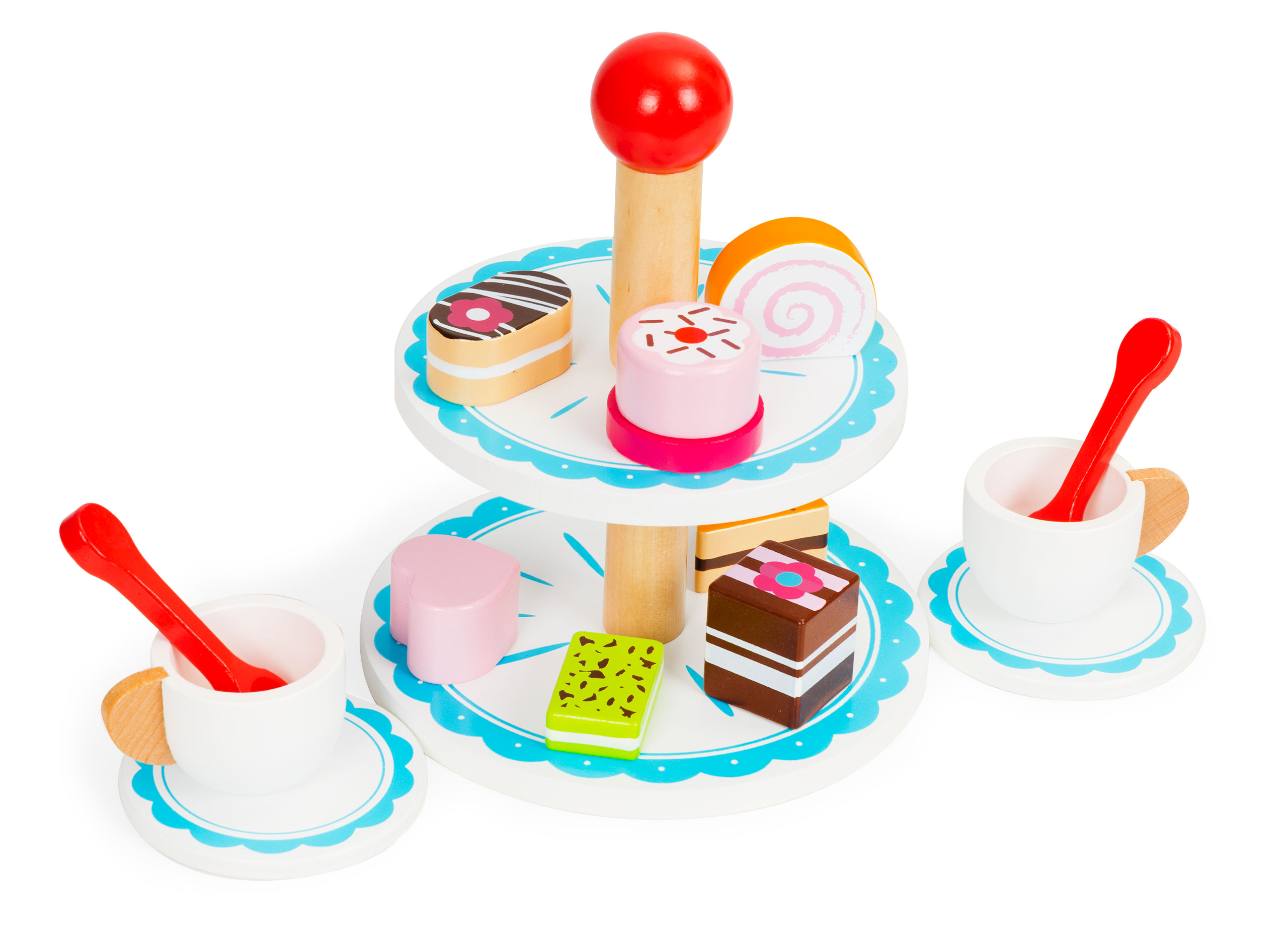 Drevená tortová súprava Ecotoys – Obrázok 5