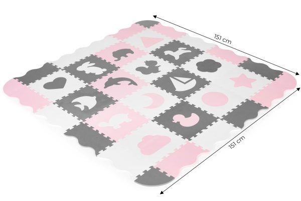 Detská penová hracia puzzle podložka 36ks | zvieratká – Obrázok 6