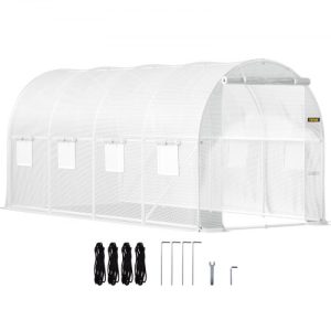 Záhradný Fóliovník 5x2x2m (Biely)