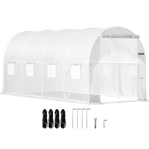Záhradný Fóliovník 5x2x2m (Biely)