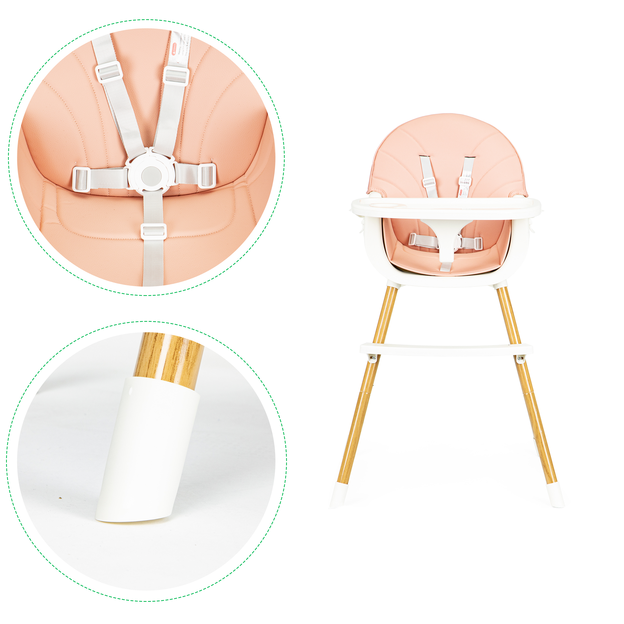 Stolička na kŕmenie 2v1 ECOTOYS – Obrázok 7