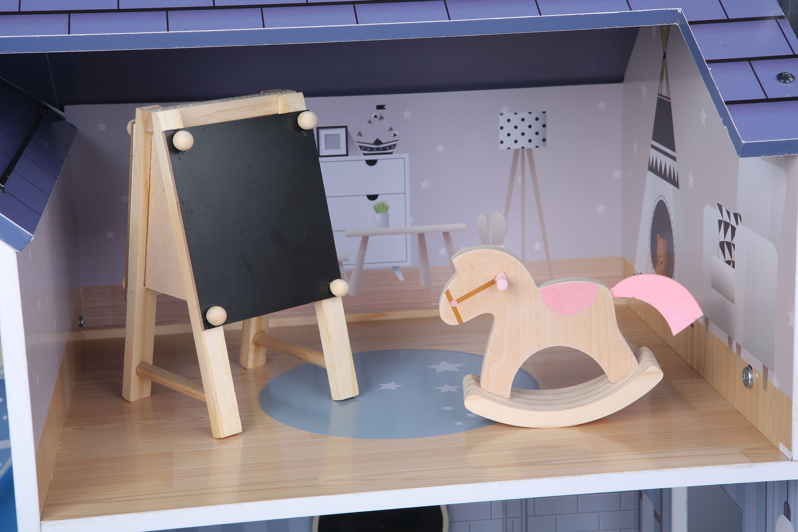 Domček pre bábiky rezidencia XXL Maya 28 el. ECOTOYS – Obrázok 7