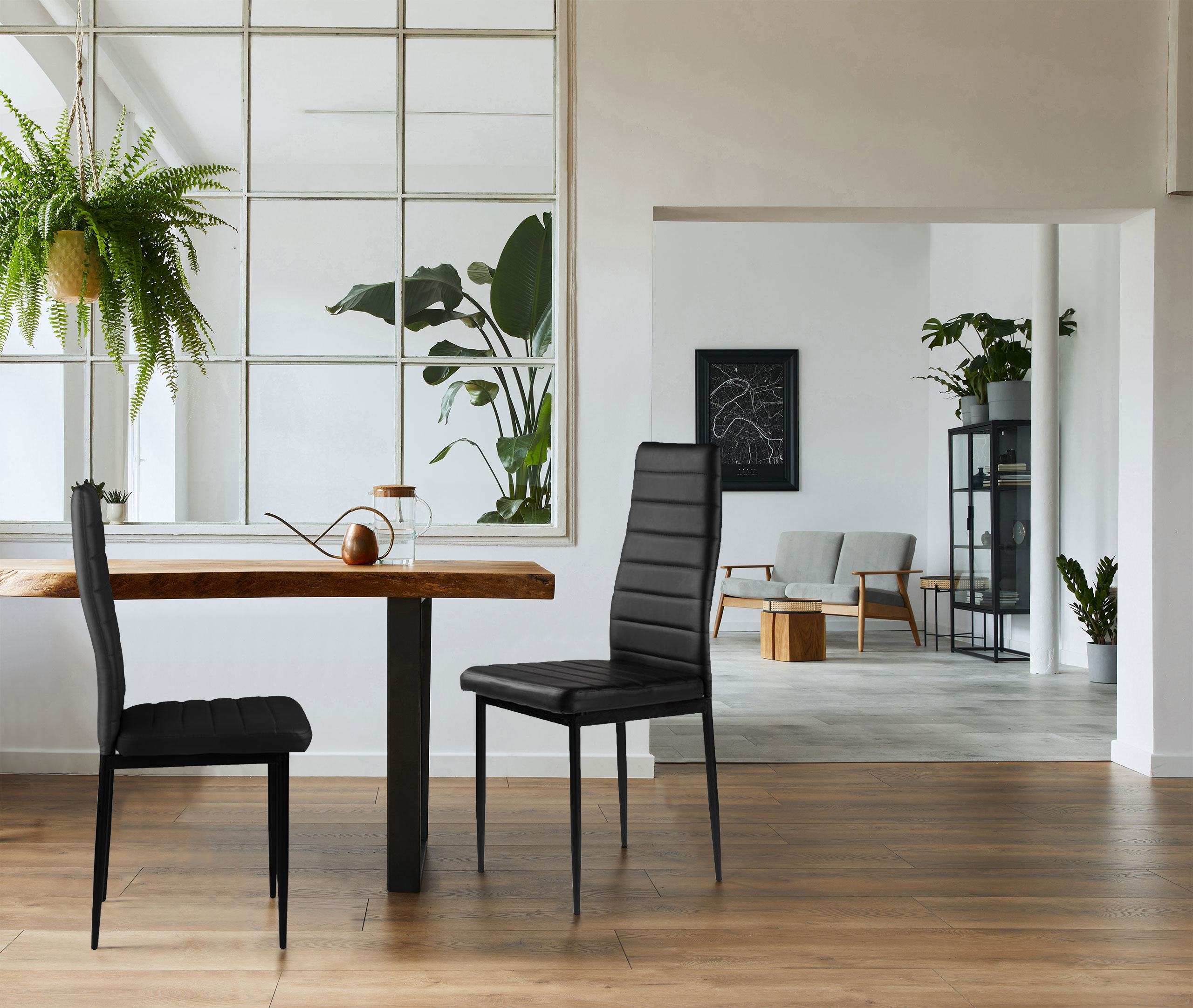 Čalúnené stoličky 4x stolička do jedálne ModernHome – Obrázok 9