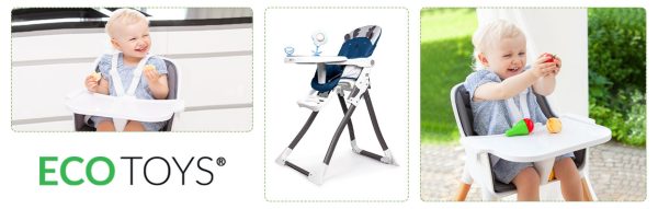 Skladacia stolička na kŕmenie sobov ECOTOYS – Obrázok 9