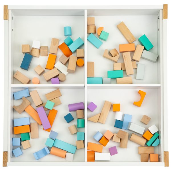 Stôl s dvoma stoličkami set detského nábytku ECOTOYS – Obrázok 9