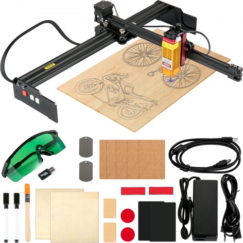 Prenosný Laserový Gravírovací Stroj 27 X 44 Cm Veľká Gravírovacia Plocha 5,5 W 3D Tlačiareň
