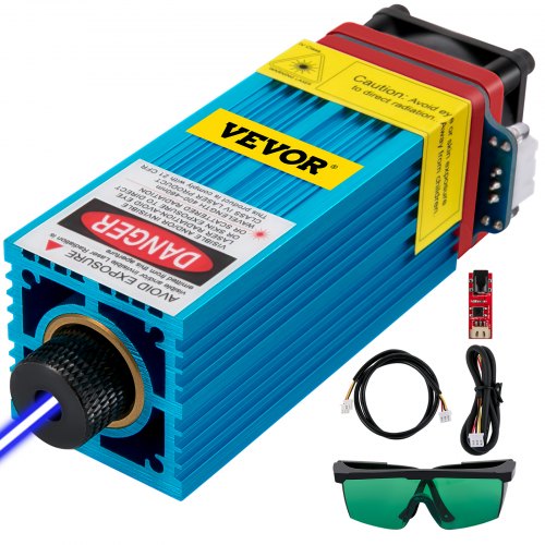 Laserový Modul 5,5w Cnc Laserový Modul 445nm 12v Laserová Hlava S Vlnovou Dĺžkou – Obrázok 4